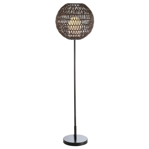 Bea Outdoor Floor Lamp - Coffee and Black