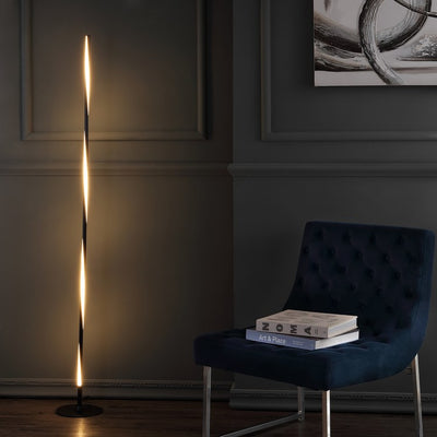 Pilar LED Floor Lamp - Black