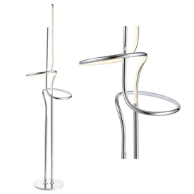 Sketch LED Floor Lamp - Chrome