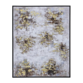 40" x 50" Handpainted Canvas Wall Art with Gold Foil