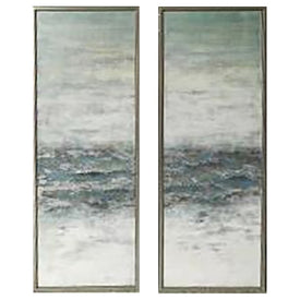 62" x 22" Oil Paintings Set of 2 - Multi