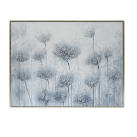 47" x 62" Flowers Oil Painting - Multi