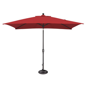 Catalina 6.6' x 10' Rectangular Push Button Tilt Umbrella