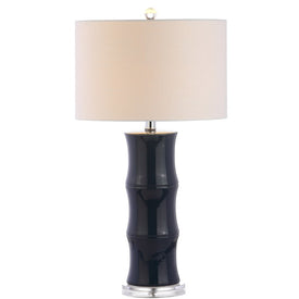 Tiki Ceramic Table Lamp - Navy