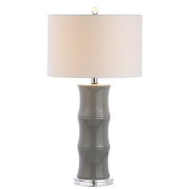Tiki Ceramic Table Lamp - Gray