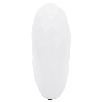 8" Ceramic Heart - White