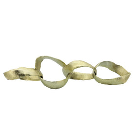 24" Metal Ring Chain Links - Gold