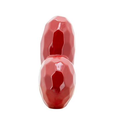 8" Ceramic Heart - Red