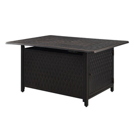 Mayfield Rectangular LPG/NG Fire Pit