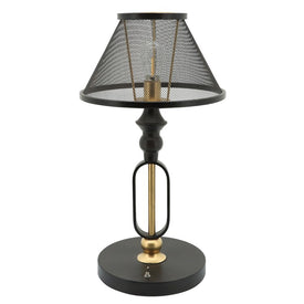 Industrial LED Table Lamp with Shade