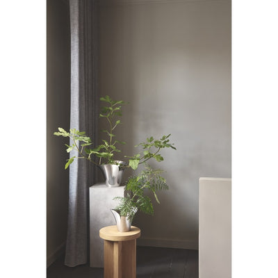 Bloom Botanica 190mm Medium Mirror-Polished Stainless Steel Flower Pot