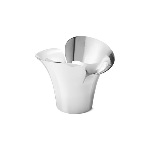 Bloom Botanica 190mm Medium Mirror-Polished Stainless Steel Flower Pot