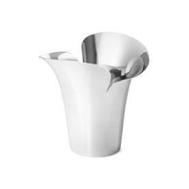 Bloom Botanica 120mm Petite Mirror-Polished Stainless Steel Flower Pot