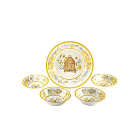 Bee Sweet Five-Piece Salad/Serving Set