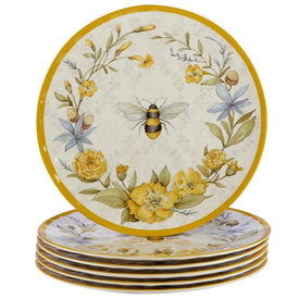 Bee Sweet 11" Dinner Plates Set of 6