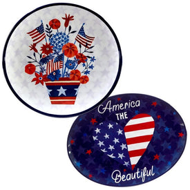 Stars & Stripes Two-Piece Platter Set