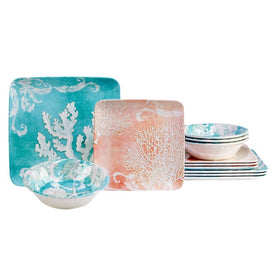 Inspired Coast Twelve-Piece Dinnerware Set