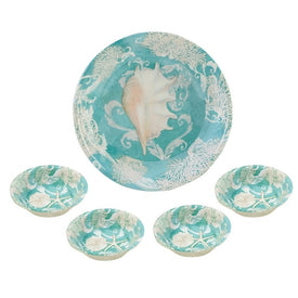 Inspired Coast Five-Piece Salad/Serving Set