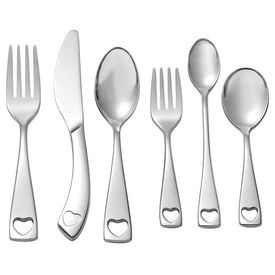 Little Love Six-Piece Fine Flatware Child Progress Set