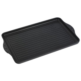 XD Nonstick 17" x 11" Double Burner Grill Pan