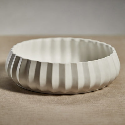 Chantria White Ceramic Bowl