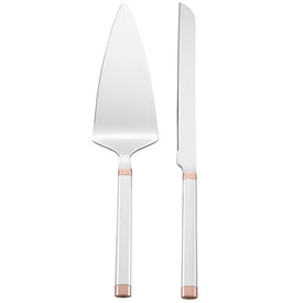 Rosy Glow Two-Piece Dessert Server Set