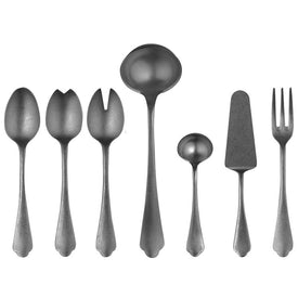 Dolce Vita Pewter Oro Nero Seven-Piece Serving Set