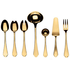 Dolce Vita Mirror Oro Seven-Piece Serving Set