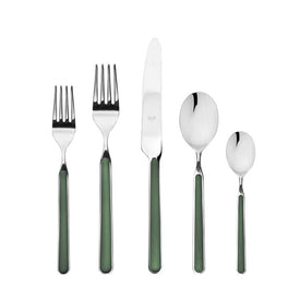 Fantasia Forrest Green Twenty-Piece Flatware Set