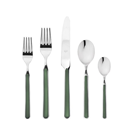 Fantasia Forrest Green Twenty-Piece Flatware Set