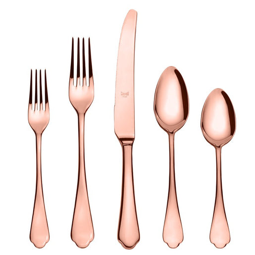 Dolce Vita Mirror Bronzo Five-Piece Flatware Place Setting