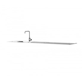 Drop Kitchen Table Top with Sink and Fixtures