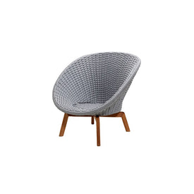 Peacock Lounge Chair with Teak Legs