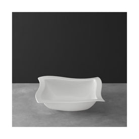 New Wave Large Square Salad Serving Bowl