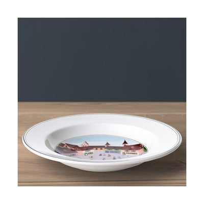 Design Naif Rim Soup #4 Old Village Square