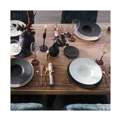 Manufacture Rock Blanc Pasta Plate