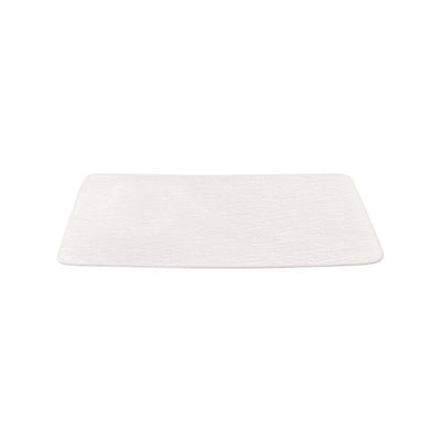 Manufacture Rock Blanc Small Rectangular Serving Plate