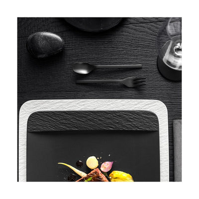 Manufacture Rock Blanc Square Buffet Plate