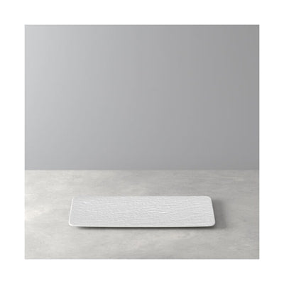 Manufacture Rock Blanc Large Rectangular Serving Plate
