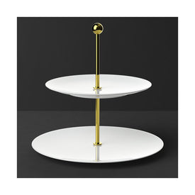 MetroChic Blanc Gifts Two-Tier Server