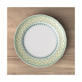French Garden Orange Dinner Plate