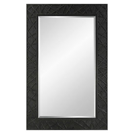 Everest Wall Mirror - Satin Black