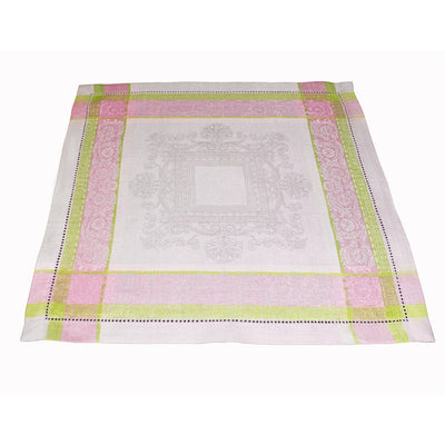 Cleopatra Napkins Set of 6 - Chartreuse, Rose, and Pale Lavender