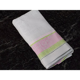 Cleopatra Napkins Set of 6 - Chartreuse, Rose, and Pale Lavender