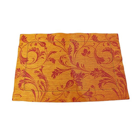 Renaissance Placemats Set of 6 -Warm Sienna and Saffron