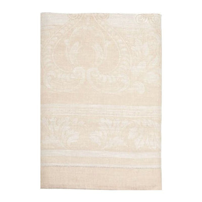 Arboretum 71" x 71" Tablecloth - Ivory and Taupe