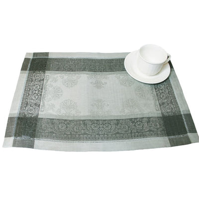 Cleopatra Placemats Set of 6 - Shades of Gray