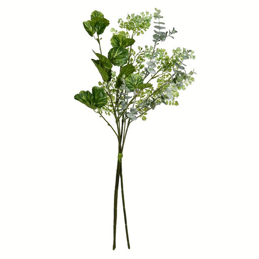 26" Artificial Green Mixed Greenery Bundles 2-Pack