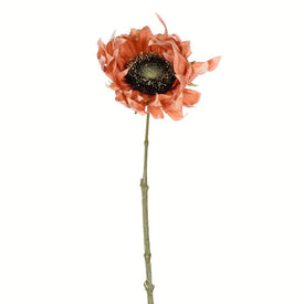 24" Artificial Brown Sunflower Stems 4-Pack