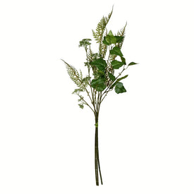 26" Artificial Green Mixed Greenery Bundles 2-Pack
